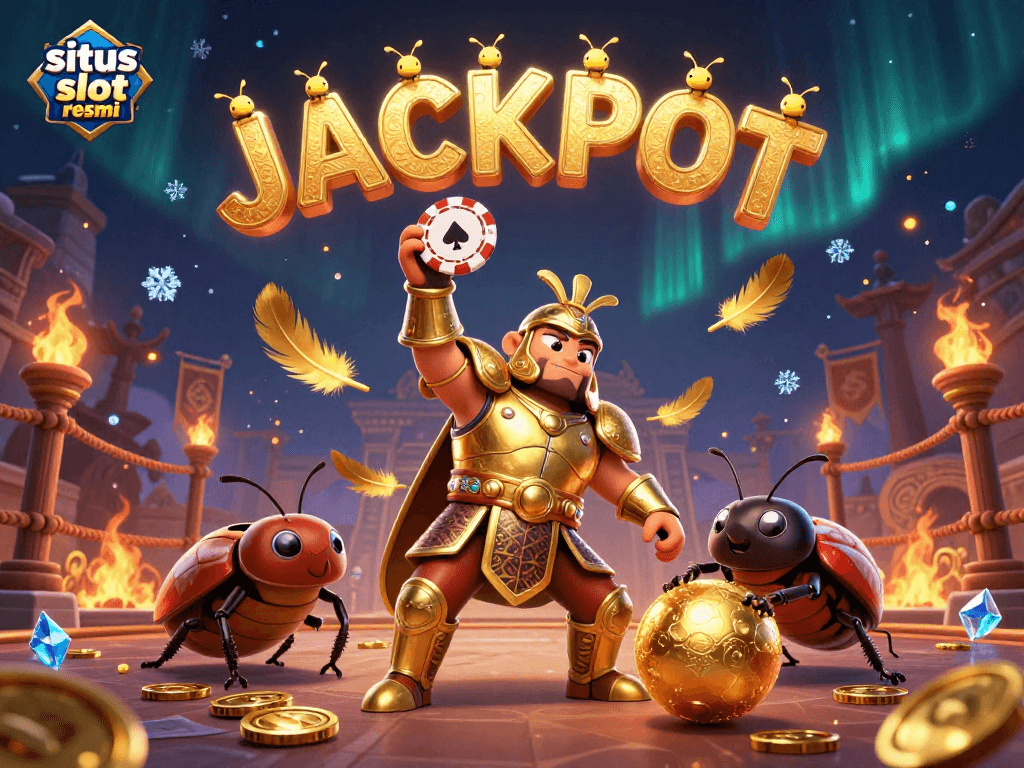 Spin to win at the situs slot resmi with vibrant jackpot excitement and engaging 3D visuals