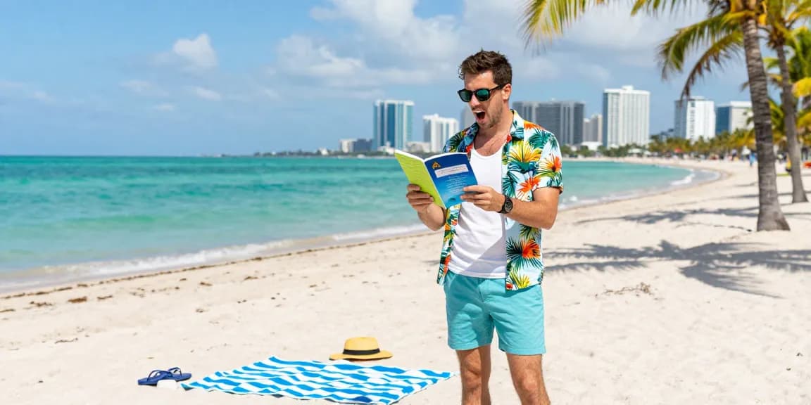 Pengunjung di pantai Miami, menikmati suasana dengan pemandangan indah https://miami4d.com/ dan suasana ceria.