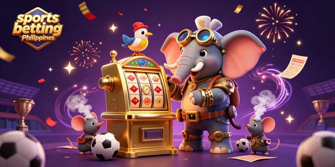 Experience the thrill of sports betting Philippines with this vibrant 3D casino scene, showcasing exciting gaming elements.