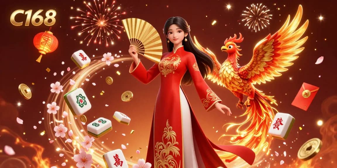 C168 offers thrilling live casino experiences combined with traditional Vietnamese aesthetics and festive visuals.