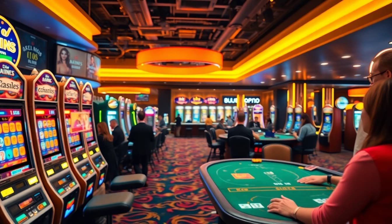 เล่นเกมคาสิโน betflik กับบรรยากาศสุดหรูในคาสิโนที่เต็มไปด้วยแสงสว่าง