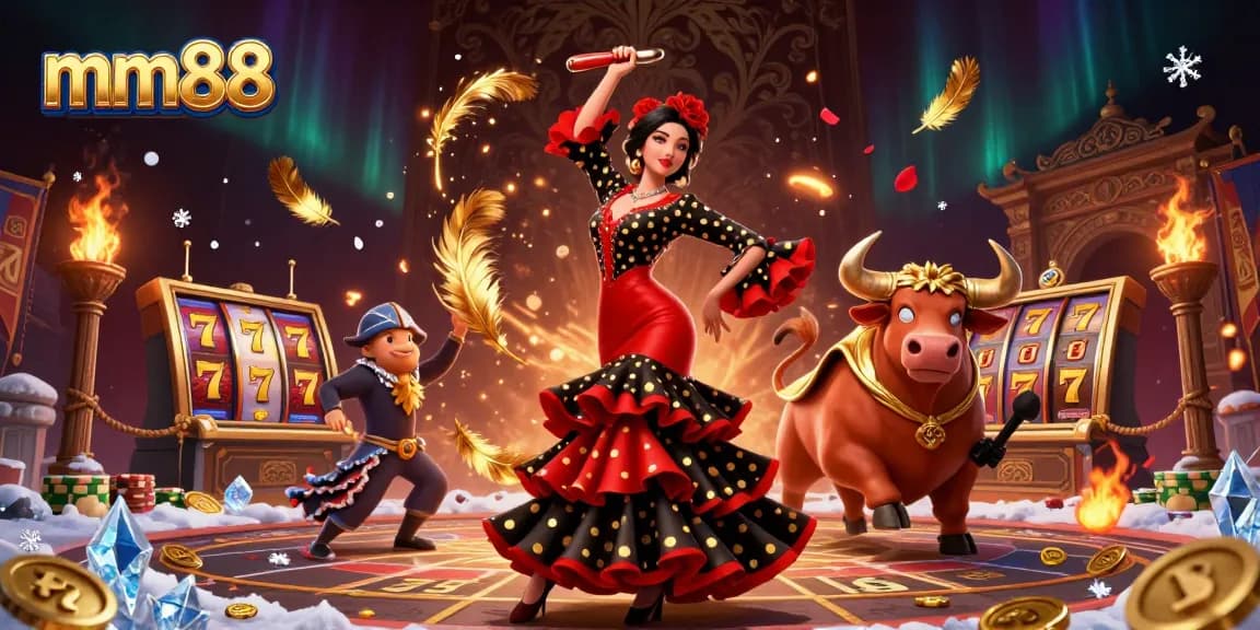 Experience thrilling slots at mm88 with a stunning velvet atmosphere and dynamic casino elements.