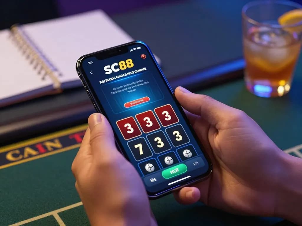 Engaging in đăng ký SC88 for online gaming on smartphone with exciting live dealer games