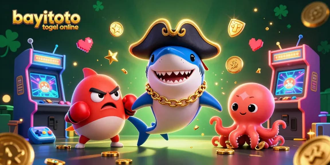 Experience bayitoto togel online with vibrant 3D characters and lively casino game elements.