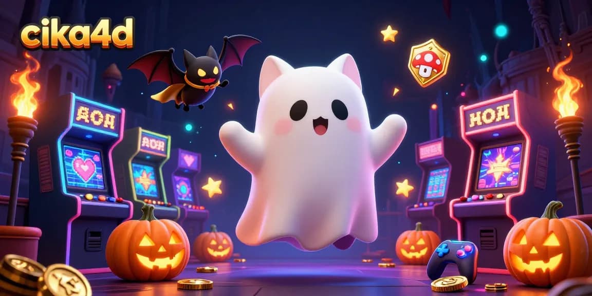 cika4d brings excitement to gamblers in a haunted casino with vibrant gaming elements.
