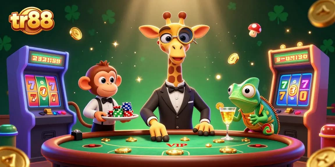 Gamble and win big at tr88 with vibrant casino games and engaging characters in action.