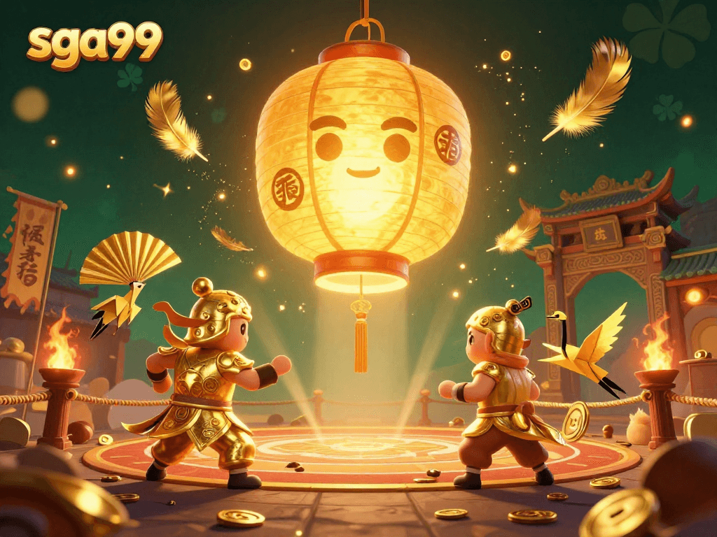 Experience the excitement of SGA99 with advanced gaming elements in this vibrant casino scene.