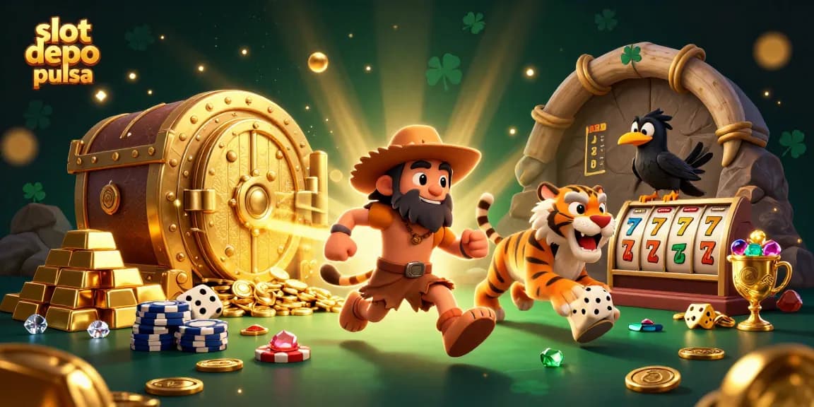 Menangkan slot depo pulsa di kasino prasejarah dengan gambar karakter lucu dan harta karun yang melimpah.