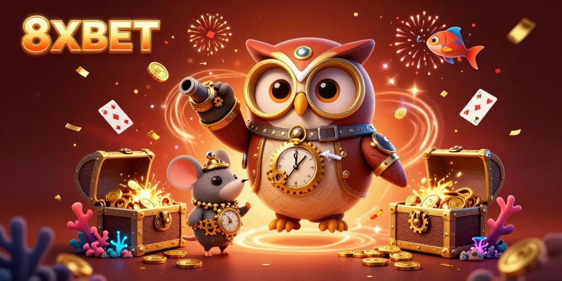 Play with excitement at 8XBET, engaging in thrilling casino adventures with vibrant visuals.