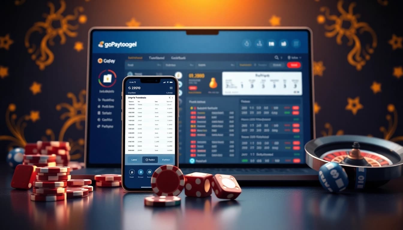 Gopaytogel interface showing fast betting slips and instant GoPay transactions for winning lottery players