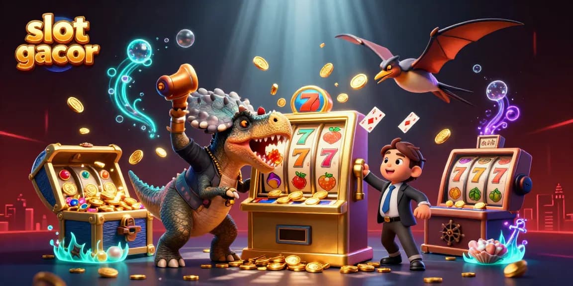 Menangkan jackpot dengan slot gacor melalui karakter 3D yang menarik dan elemen kasino.