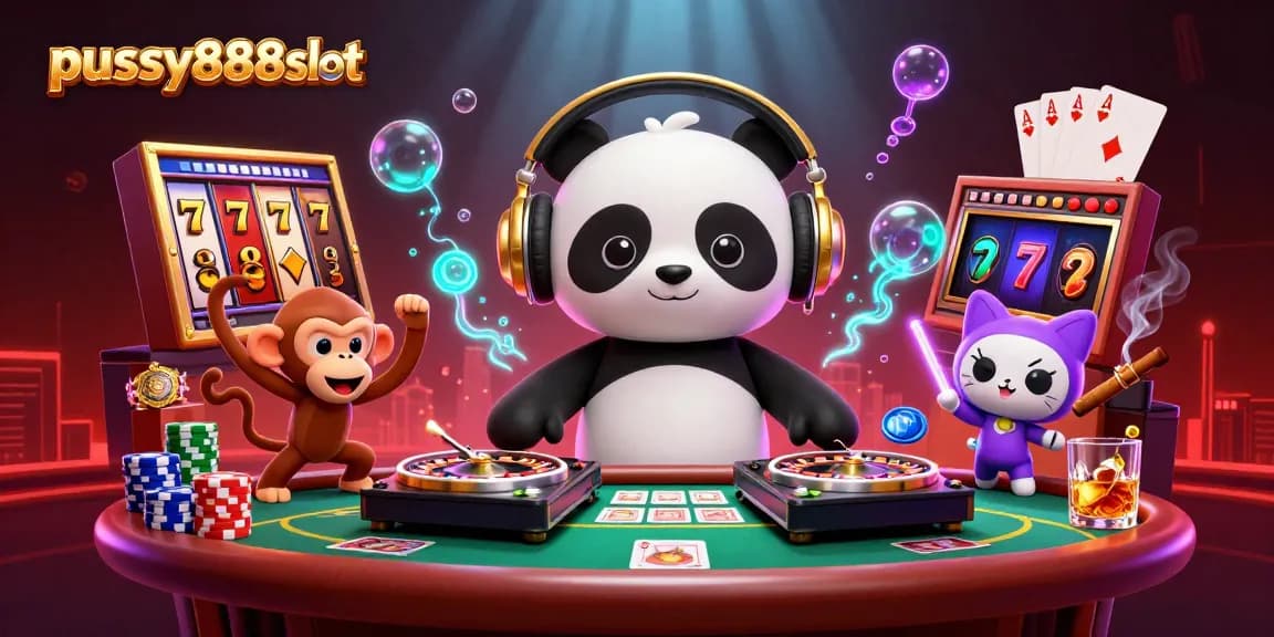 เล่นเกมสล็อตออนไลน์ pussy888slot พร้อมกับเสียงดนตรีสุดมันส์ในงานปาร์ตี้คาสิโน