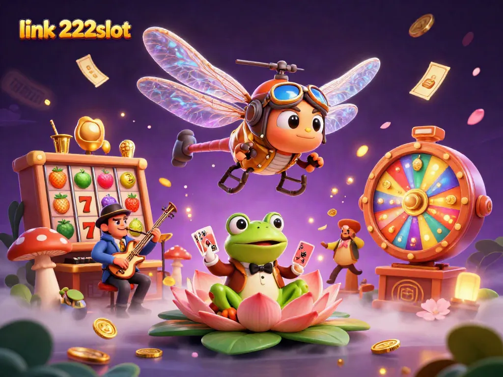 Memenangkan judi slots di kasino dengan link 222slot, bersama pilot, dealer, dan musisi.