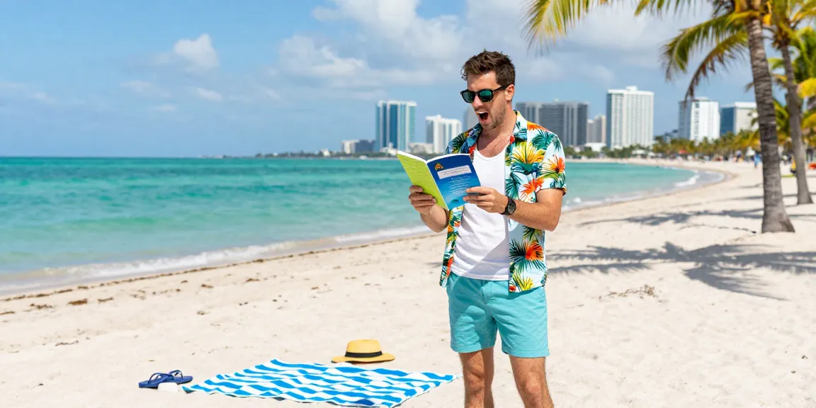 Pengunjung di pantai Miami, menikmati suasana dengan pemandangan indah https://miami4d.com/ dan suasana ceria.