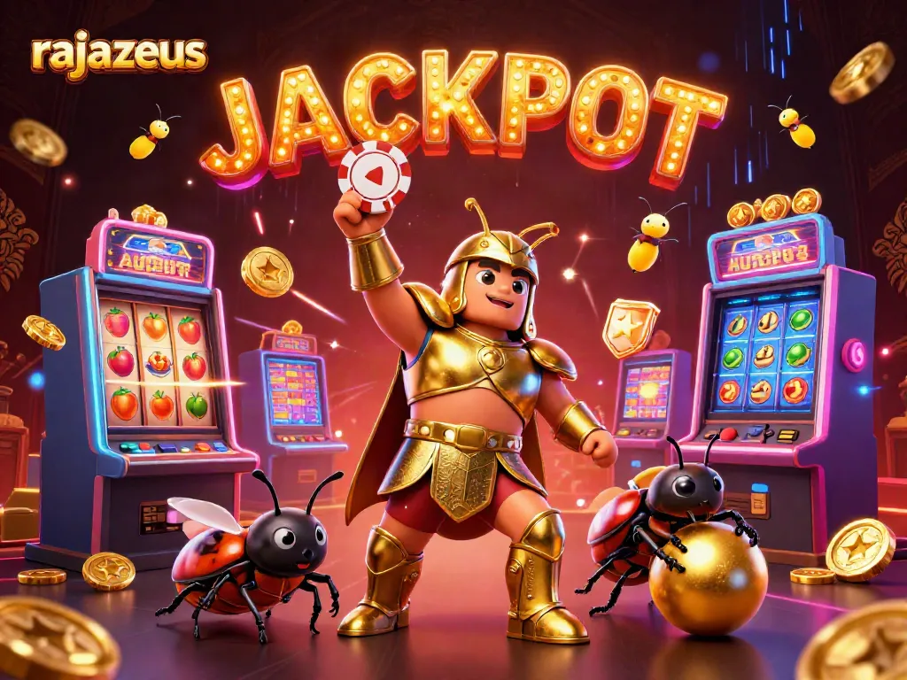 RajaZeus tempati jackpot bertema slot dengan karakter unik dan suasana menarik.