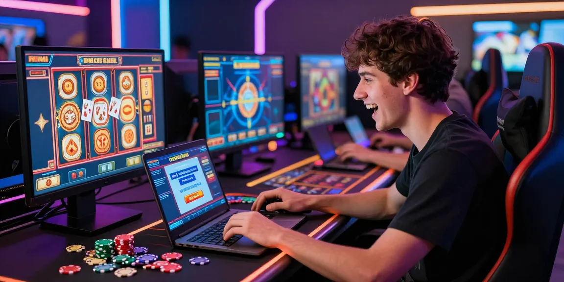Interactive gaming experience at credit card casinos UK showcased on https://being-there.org.uk, highlighting vibrant gameplay elements.