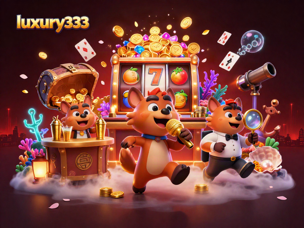 Permainan kasino yang menyenangkan dengan luxury333 yang menampilkan hyena bercerita lucu di club komedi.