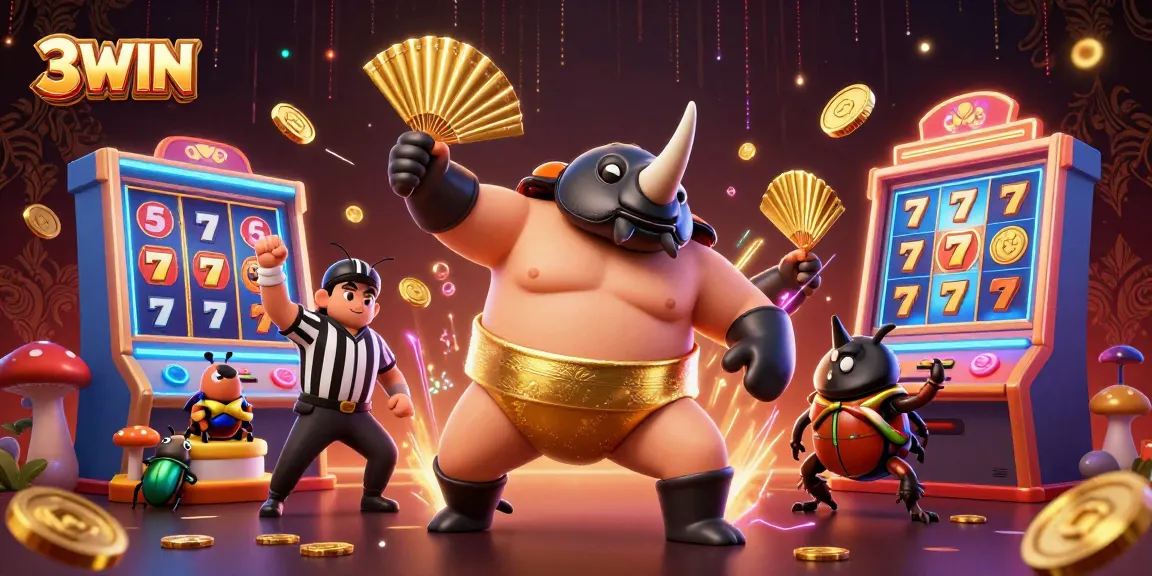 Experience thrilling gameplay at 3WIN with the exciting golden jackpot reels and dynamic characters.