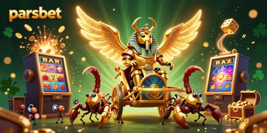 parsbet ile heyecan verici bir kumar deneyimi; altın scarab böceği ve mücevherli akrepler