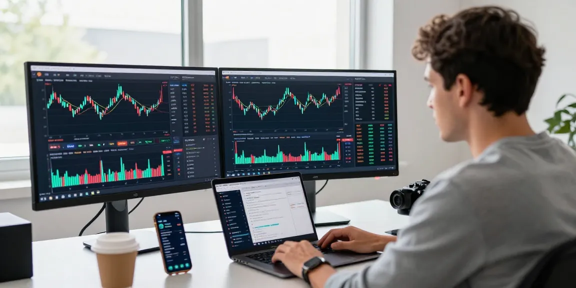 Битмекс биржа: трейдер за работой на платформе с графиками и данными.