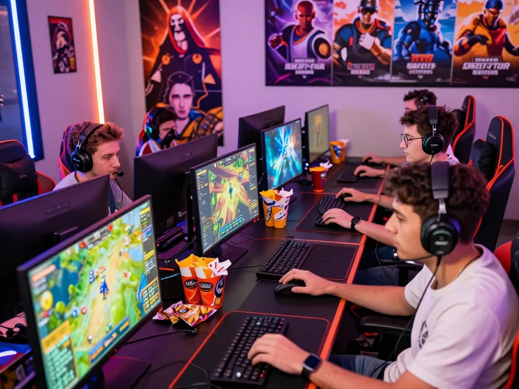 Engaged players showing the excitement of competing in hoki288 online games.
