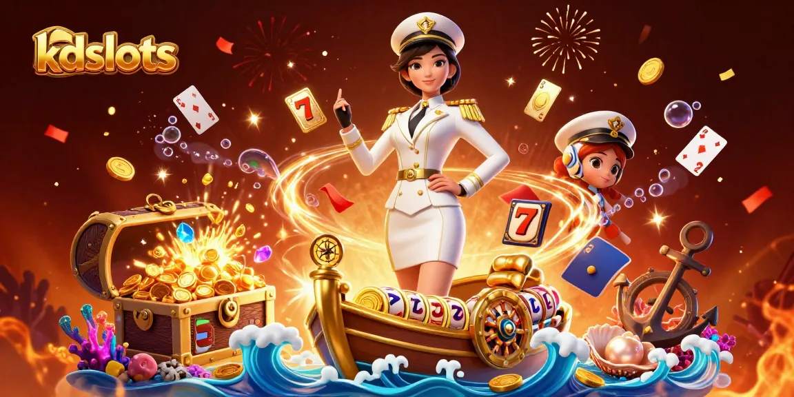 Experience the excitement of kdslots with vibrant visuals showcasing jackpot reels and a dynamic casino atmosphere.