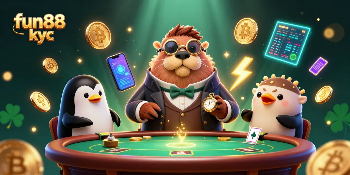 Chơi vui cùng fun88 kyc tại bàn poker dưới nước với các nhân vật sinh động.