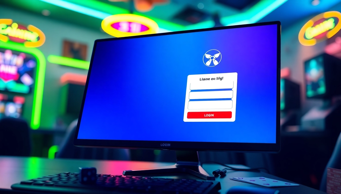 Masuk ke garasislot login dengan antarmuka digital yang menarik dan ceria.