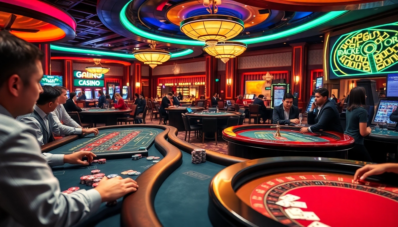 Bermain bbni4d di meja blackjack dengan suasana kasino yang hidup.