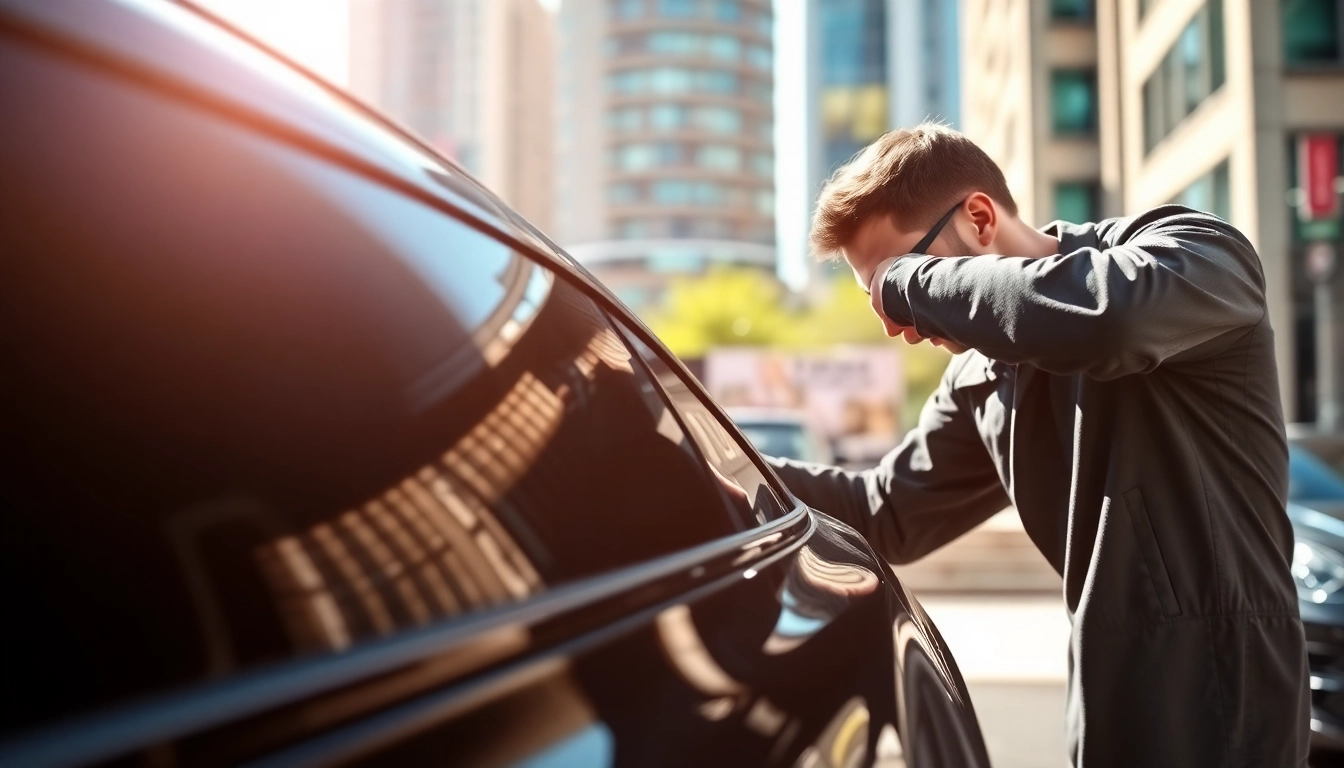 Enhance your ride with professional window tint near me installation for luxury vehicles.