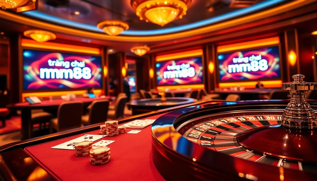 Experience thrilling games at trang chủ mm88 with engaging betting action on casino tables.