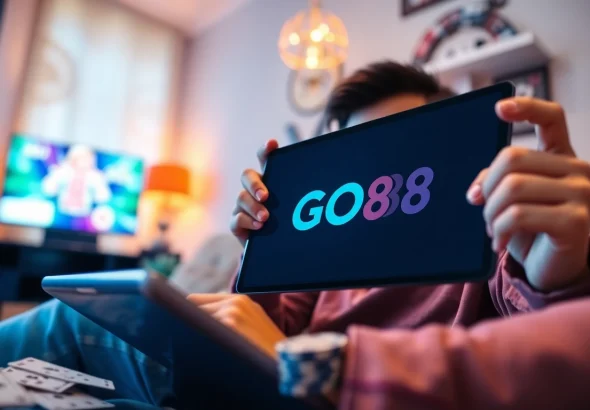 Experience the thrill of gaming with GO88's vibrant online interface and engaging gaming elements.