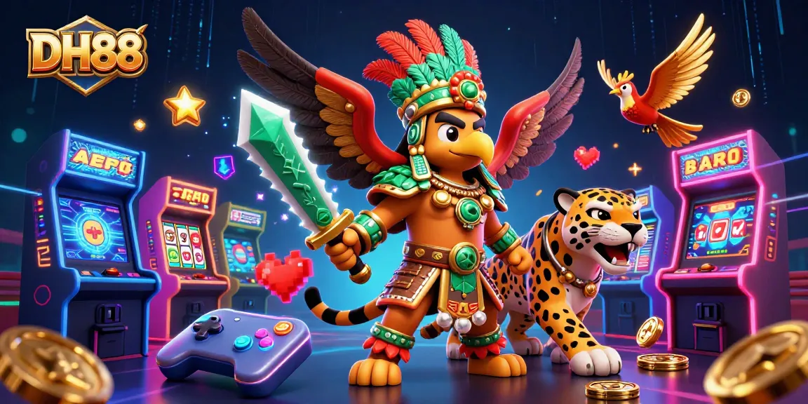 Bet on DH88's engaging casino games with vibrant characters and thrilling visuals.