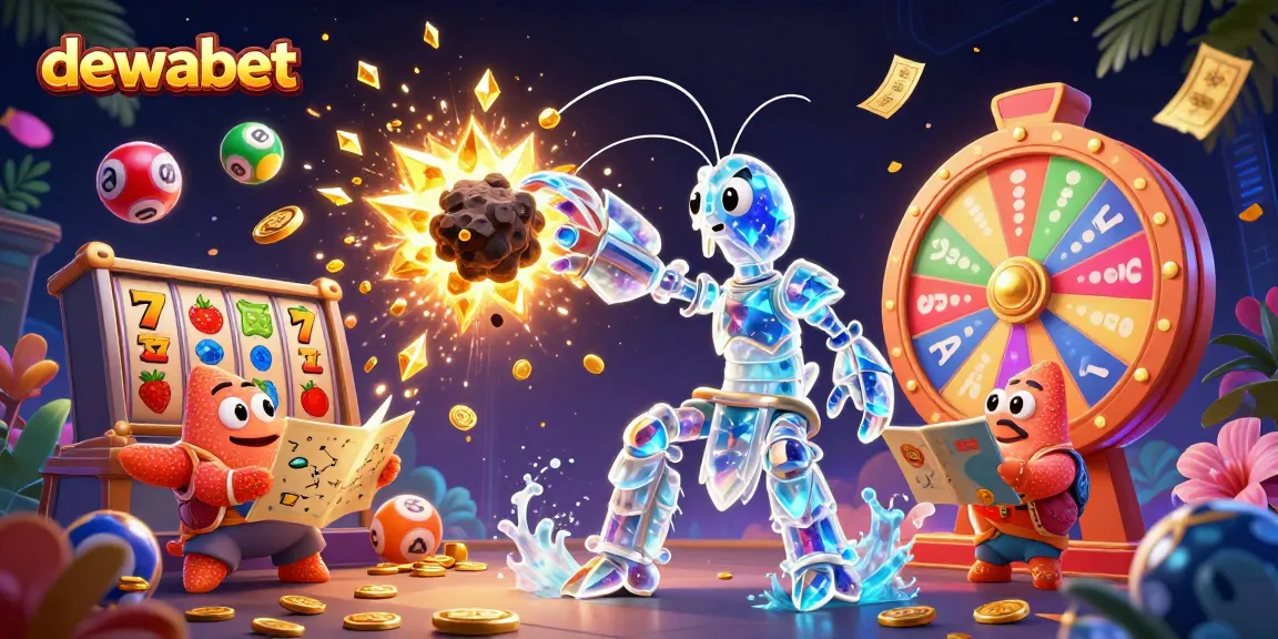 Dewabet menghadirkan keseruan bermain slot dengan karakter 3D yang energik dan elemen permainan menarik.