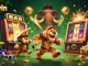 Experience the thrilling world of 789win with a vibrant prehistoric casino scene filled with action and excitement.